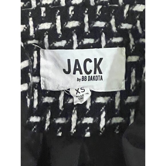 Jack By BB Dakota Hooded Polyester Wool Blend Wrap Tie Coat Size XS - Picture 8 of 8